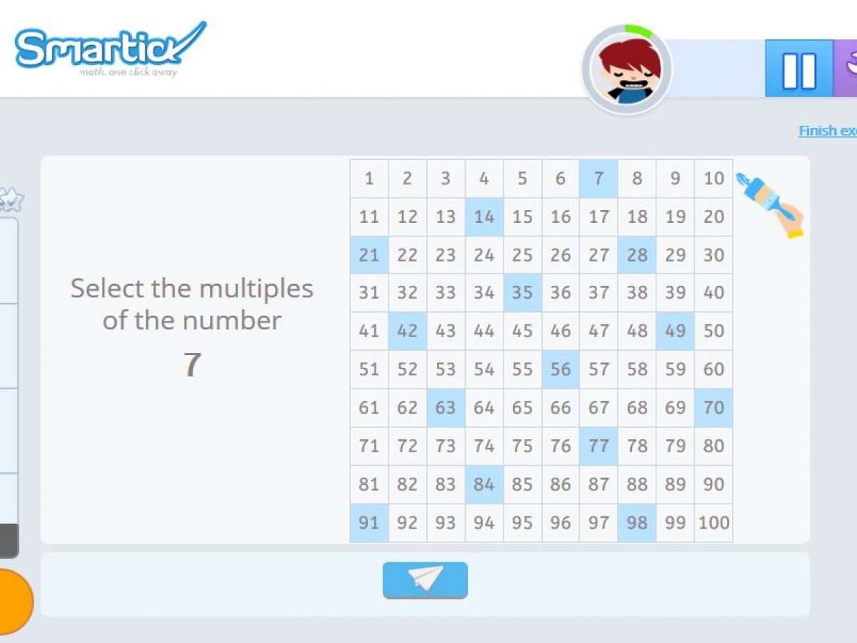 Learn Your Times Tables At A Glance With A 100 Square Smartick