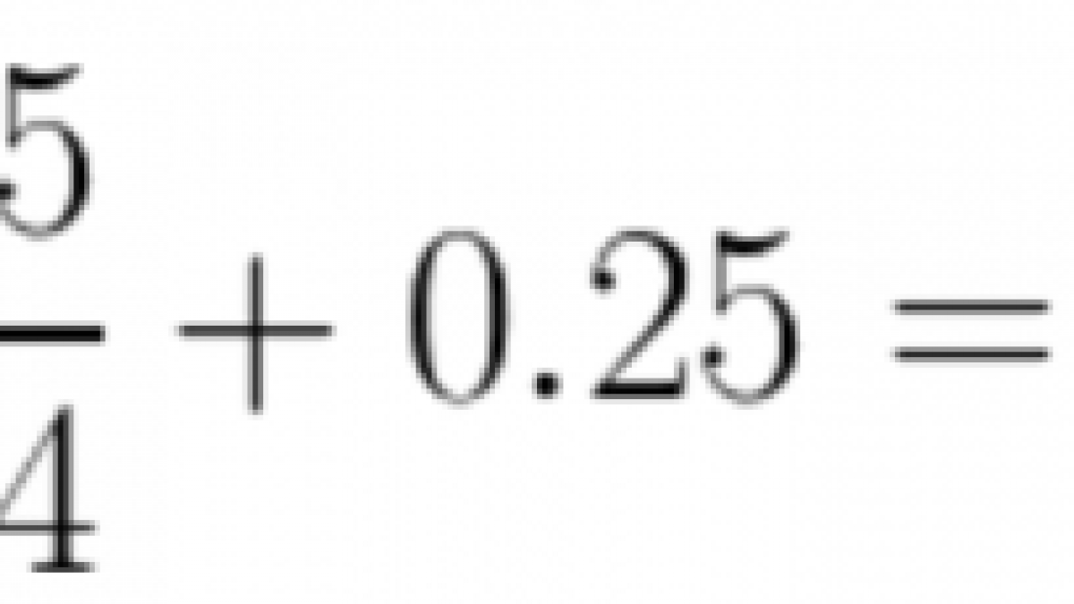 Combining Decimals And Fractions - Elementary Math