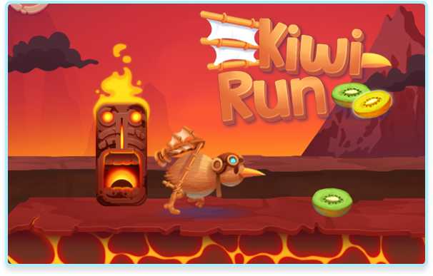 Attention games. Kiwi Run.