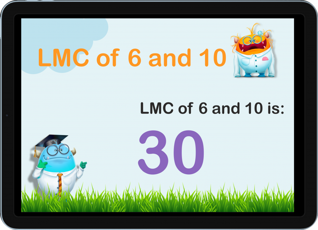 lcm 6 and 10